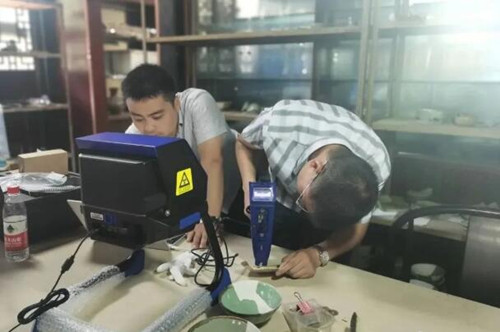 利用儀景通X光射線熒光光譜現場檢測出土文物